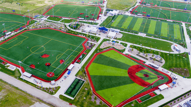 Sports Force Parks Aerial View