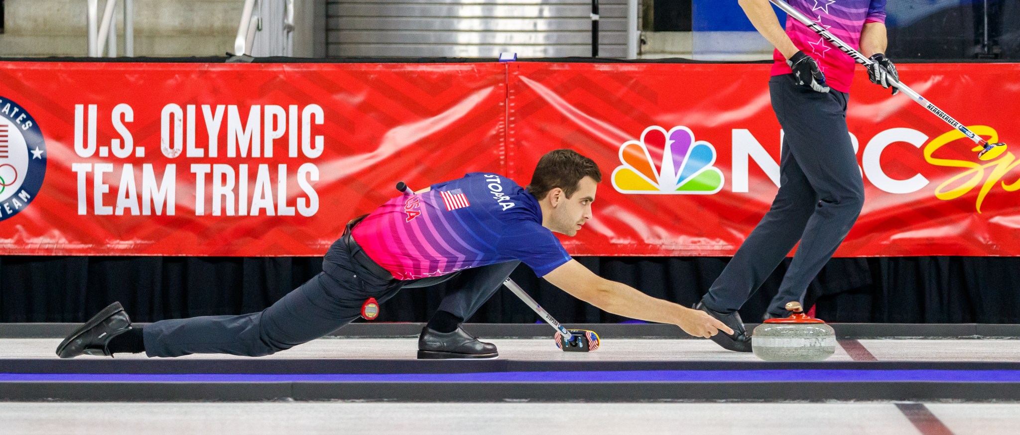 Curling trials for olympics